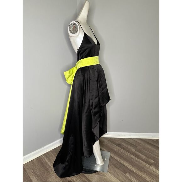 Alice + Olivia Joss Bow Back High-Low Gown SZ US 4 - Picture 11 of 12